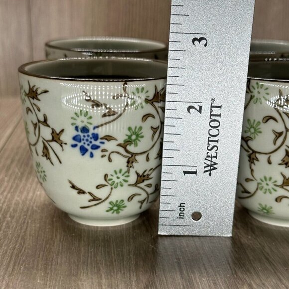 Pier 1 Import Tomoko Tea Set, Japanese Teapot with Handle and 4 Cups - Picture 16 of 16